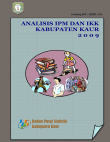 Analisis IPM Dan IKK Kabupaten Kaur 2009