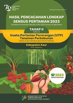 Hasil Pencacahan Lengkap Sensus Pertanian 2023 - Tahap II Usaha Pertanian Perorangan (UTP) Tanaman Perkebunan Kabupaten Kaur