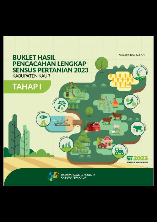 Buklet Hasil Pencacahan Lengkap Sensus Pertanian 2023 - Tahap I Kabupaten Kaur