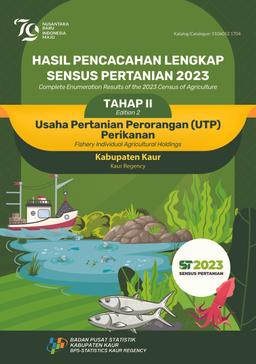 Hasil Pencacahan Lengkap Sensus Pertanian 2023 - Tahap II Usaha Pertanian Perorangan (UTP) Perikanan Kabupaten Kaur